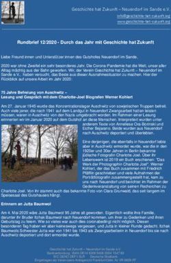 Rundbrief 12/2020 - Durch das Jahr mit Geschichte hat Zukunft