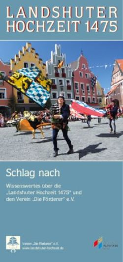 HOCHZ EIT 1475 - Schlag nach Wissenswertes &uuml;ber die "Landshuter Hochzeit 1475" und den Verein "Die F&ouml;rderer" e.V.