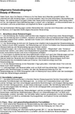 Allgemeine Reisebedingungen Beauty-of-Morocco - Beauty of Morocco