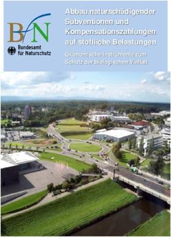 Abbau naturschädigender Subventionen und Kompensationszahlungen auf stoffliche Belastungen - Ökonomische Instrumente zum Schutz der biologischen ...