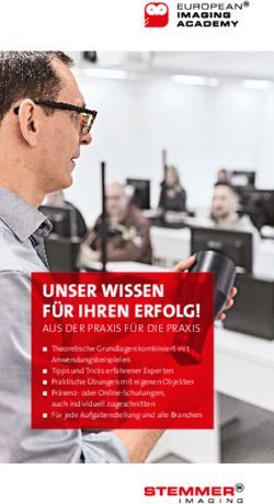UNSER WISSEN FÜR IHREN ERFOLG! - AUS DER PRAXIS FÜR DIE PRAXIS - STEMMER IMAGING