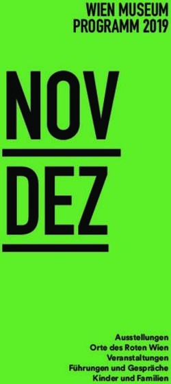 NOV DEZ WIEN MUSEUM PROGRAMM 2019 - Ausstellungen Orte des Roten Wien Veranstaltungen F&uuml;hrungen und Gespr&auml;che Kinder und Familien