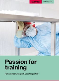 Reinraumschulungen & Coachings 2022 - CWS