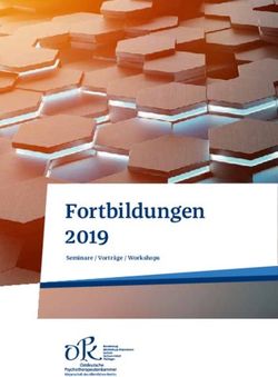 Fortbildungen 2019 - Ostdeutsche Psychotherapeutenkammer