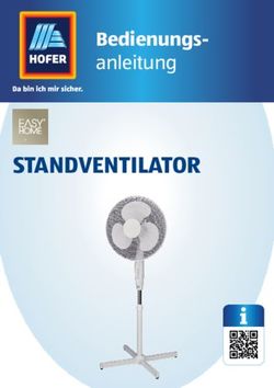 STANDVENTILATOR Bedienungs-anleitung - Hofer