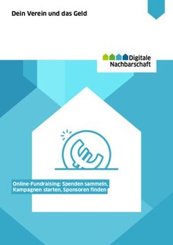 Dein Verein und das Geld - Online-Fundraising: Spenden sammeln, Kampagnen starten, Sponsoren finden - Digitale Nachbarschaft
