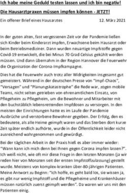 Ich habe meine Geduld testen lassen und ich bin negativ! Die Hausarztpraxen müssen impfen können - JETZT!