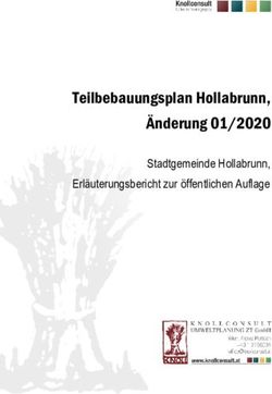 Teilbebauungsplan Hollabrunn, Änderung 01/2020 - Stadtgemeinde Hollabrunn, Erläuterungsbericht zur öffentlichen Auflage
