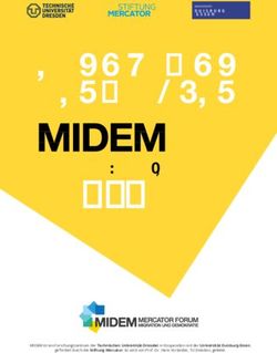 2019 EUROPA VOR DEN WAHLEN - Forum MIDEM