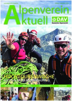 HOCHTOURENWOCHE KLETTERN IN DER BERNINAGRUPPE - AUSSTELLUNG FÜR OLYMPIA - DAV KASSEL