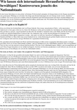 Wie lassen sich internationale Herausforderungen bew&auml;ltigen? Kontroversen jenseits des Nationalstaats