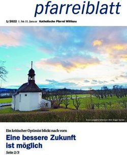 1/2022 1. bis 15. Januar Katholische Pfarrei Willisau