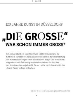 "DIE GROSSE" WAR SCHON IMMER GROSS* - 120 JAHRE KUNST IN D&Uuml;SSELDORF - DIE GROSSE Kunstausstellung NRW