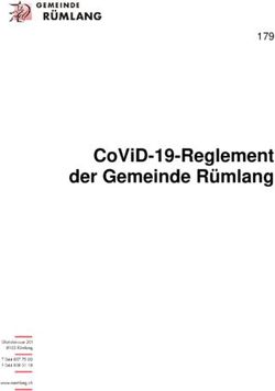 COVID-19-REGLEMENT DER GEMEINDE R&Uuml;MLANG 179