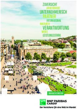 UNTERNEHMERISCH PARTNER - ZUVERSICHT AMBITIONIERT INTERNATIONAL - BNP Paribas Cardif Versicherungen