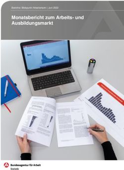 Monatsbericht zum Arbeits- und Ausbildungsmarkt