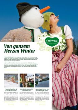 Von ganzem Herzen Winter - STEIERMARK 2018/2019 - Steiermark Tourismus