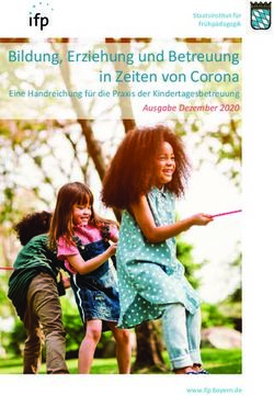 Bildung, Erziehung Und Betreuung In Zeiten Von Corona - Eine ...