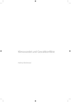 Klimawandel und Gewaltkonflikte - Helmut Breitmeier - Deutsche Stiftung ...