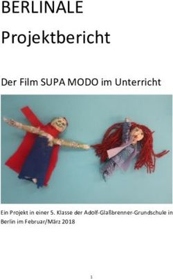 BERLINALE Projektbericht - Der Film SUPA MODO im Unterricht - Ein Projekt in einer 5. Klasse der Adolf-Glaßbrenner-Grundschule in Berlin im ...