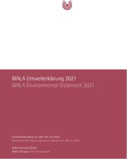 WALA Umwelterklärung 2021 WALA Environmental Statement 2021