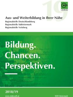 Bildung. Chancen. Perspektiven - Aus- und Weiterbildung in Ihrer N&auml;he Regionalstelle Deutschlandsberg Regionalstelle S&uuml;dsteiermark Regionalstelle ...