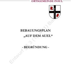BEBAUUNGSPLAN "AUF DEM AUEL" - BEGR&Uuml;NDUNG - Verbandsgemeinde ...