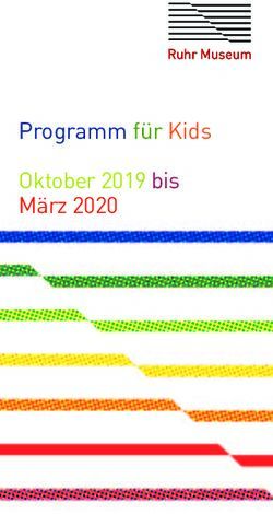 Programm für Kids Oktober 2019 bis März 2020 - Ruhr Museum