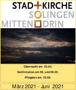 M&auml;rz 2021 - Juni 2021 - Osternacht am 03.04. Konfirmation am 08. und 09.05. Pfingsten am 23.05 - Ev. Stadtkirchengemeinde Solingen