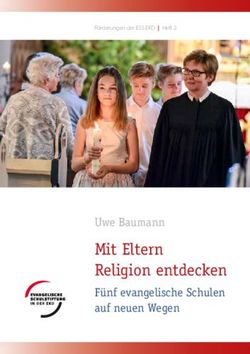 Mit Eltern Religion entdecken - F&uuml;nf evangelische Schulen auf neuen Wegen Uwe Baumann - Evangelische Schulstiftung der ...