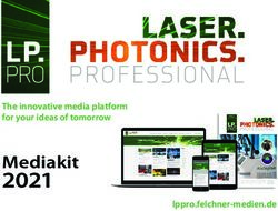 2021 Mediakit The innovative media platform for your ideas of tomorrow lppro.felchner-medien.de