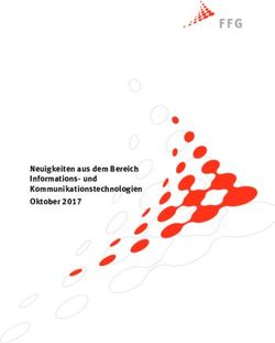 Neuigkeiten aus dem Bereich Informations- und Kommunikationstechnologien Oktober 2017 ii 2014 Mai 2014 - FFG