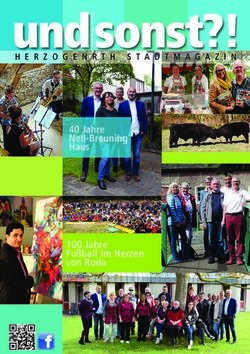 9undsonst?! 40 Jahre Nell-Breuning Haus - 100 Jahre Fußball im Herzen von Roda - HERZOGENRTH STADTMAGAZIN
