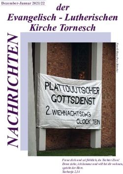 Der Evangelisch - Lutherischen Kirche Tornesch - Dezember-Januar 2021/22 - Ev.-Luth. Kirchengemeinde Tornesch