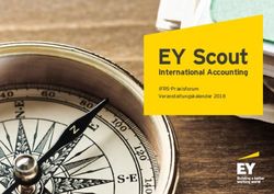EY Scout International Accounting - IFRS-Praxisforum Veranstaltungskalender 2018