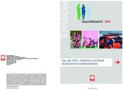 Gesch&auml;ftsbericht 2015 - Caritas