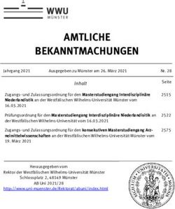 AMTLICHE BEKANNTMACHUNGEN - Universit&auml;t M&uuml;nster