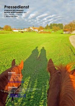 Pressedienst - Pferdesportverband Baden-Württemberg