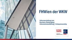 FHWien der WKW Infoveranstaltung zum Bachelor-Studiengang Unternehmensf&uuml;hrung - Entrepreneurship - FHWien ...
