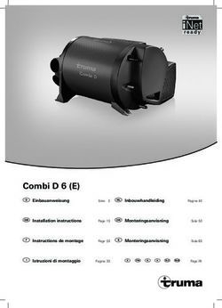 Combi D 6 (E) Einbauanweisung Inbouwhandleiding - Truma