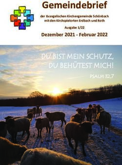 Gemeindebrief DU BIST MEIN SCHUTZ, DU BEH&Uuml;TEST MICH! - PSALM 32,7 - Evangelische Kirchengemeinde ...