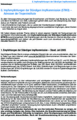 G. Impfempfehlungen der St&auml;ndigen Impfkommission (STIKO)