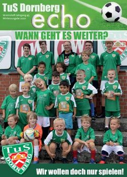 WANN GEHT ES WEITER? - WIR WOLLEN DOCH NUR SPIELEN! - TUS DORNBERG