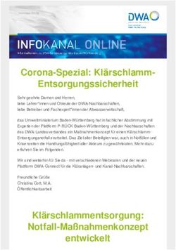 Corona-Spezial: Kl&auml;rschlamm-Entsorgungssicherheit - Landesverband Baden-W&uuml;rttemberg