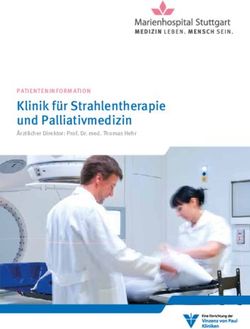 Klinik f&uuml;r Strahlentherapie und Palliativmedizin - PATIENTENINFORMATION &Auml;rztlicher Direktor: Prof. Dr. med. Thomas Hehr