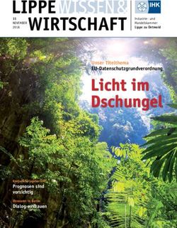 LIPPE WIRTSCHAFT - IHK Lippe zu Detmold