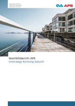 Gesch&auml;ftsbericht 2019 Unterwegs Richtung Zukunft