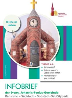 INFOBRIEF der Evang. Johannis-Paulus-Gemeinde Karlsruhe - S&uuml;dstadt - S&uuml;dstadt-Ost/Citypark