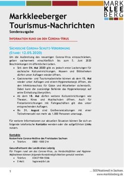 Markkleeberger Tourismus-Nachrichten - Sonderausgabe - Stadt Markkleeberg