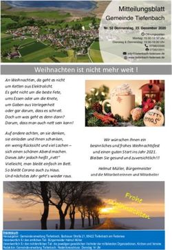 Weihnachten ist nicht mehr weit ! - Gemeinde Tiefenbach
